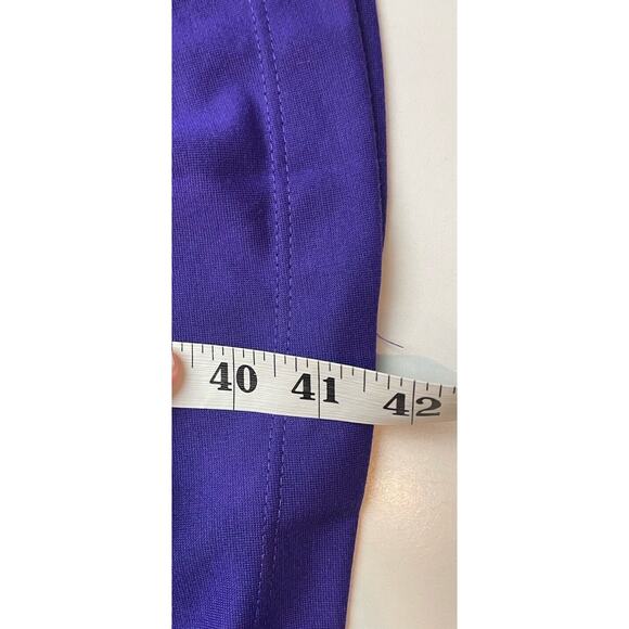 SUSAN GRAVER-Size Small-Knit-3/4 Sleeve Dress-Purple - Picture 8 of 9